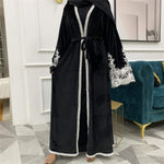 abaya kimono velours