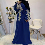 Abaya Dubai<br/>Bleu Roi