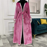 abaya kimono velvet