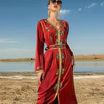 robe caftan marocain luxe 