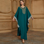 abaya femme moderne verte