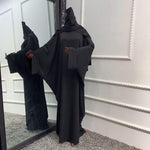 abaya kimono plissé noire