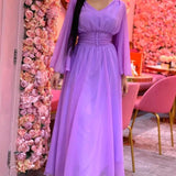 abaya dubai pas cher violet