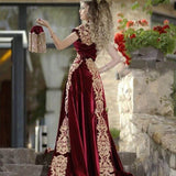 karakou robe luxe rouge