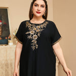 abaya dubai grande taille noire