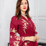 abaya femme marseille rouge 