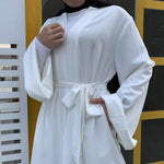 robe caftan kimono blanc