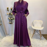abaya femme original mauve 