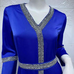 Robe Caftan<br/>Bleu Royal