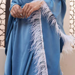 Abaya Femme Bleu