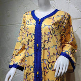 Caftan Marocain<br/>Moderne Jaune