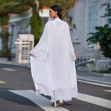 Abaya Kimono Blanc