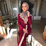 abaya femme eid rouge 