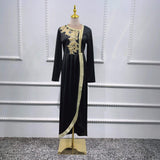 abaya femme noir moderne